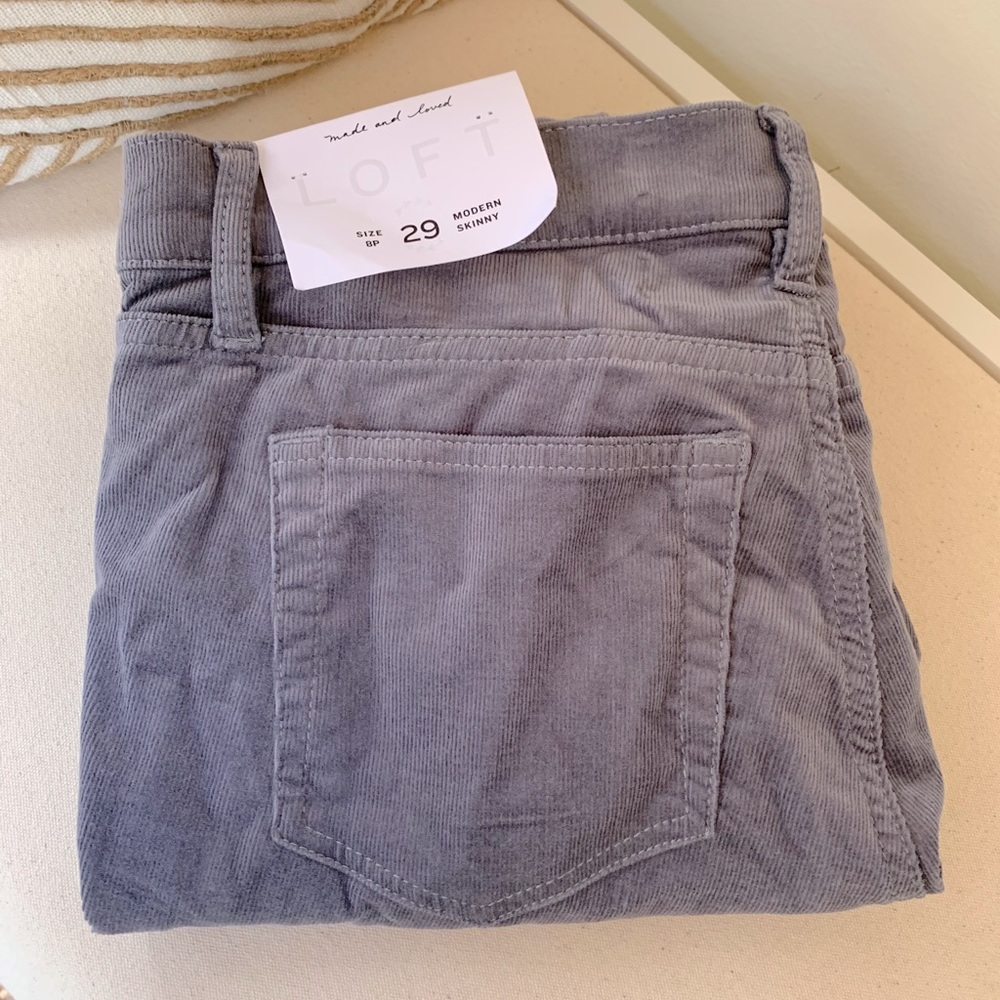 NWT Loft Corduroy Skinny Pants Petite size 29/8